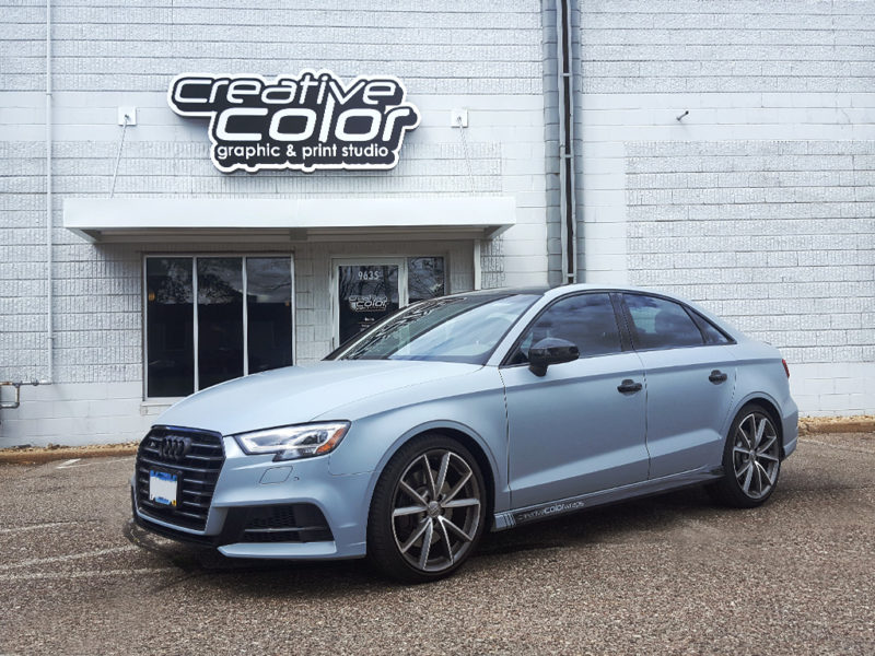 Audi S3 3M 1080 Satin Battleship Gray