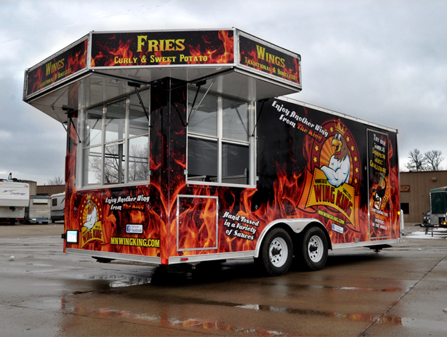 Food Truck Wrap - Minnesota Wing King
