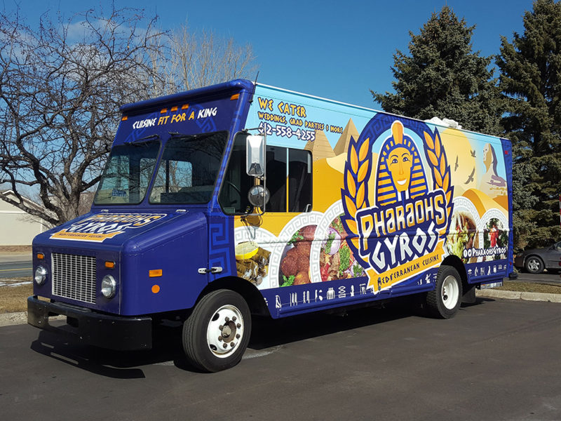 Food Truck Wrap - Pharaoh's Gyros