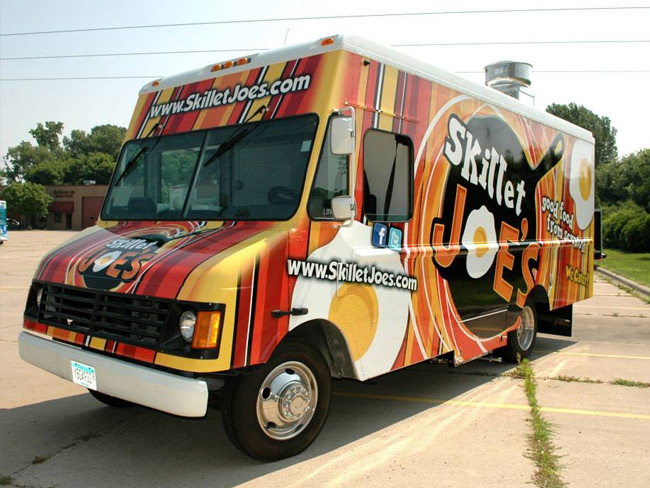 Food Truck Wrap - Skillet Joe's