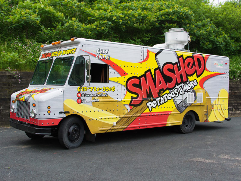 Food Truck Wrap - Smashed