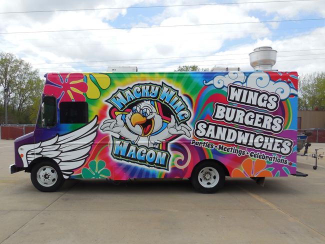 Food Truck Wrap - Wacky Wing Wagon
