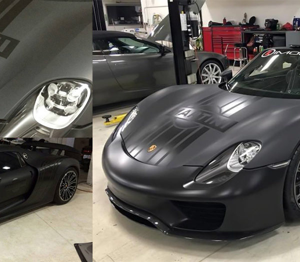 Porsche 918 - Custom Martini Vinyl Wrap
