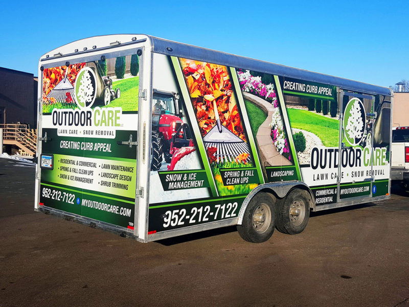 Commercial Trailer Vinyl Wrap