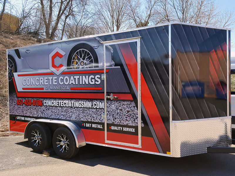 Commercial Trailer Vinyl Wrap
