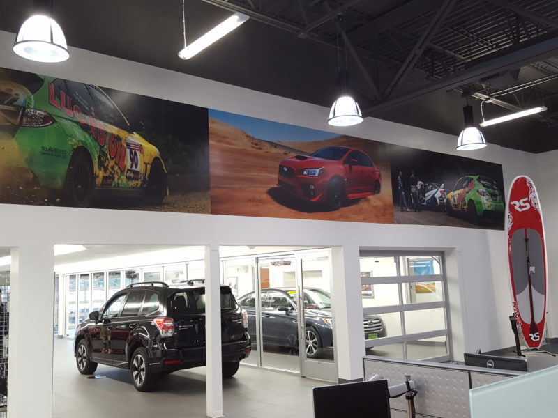 Branded Environment - Morries Subaru