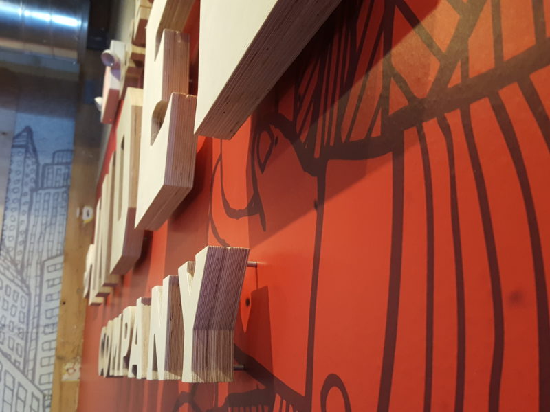 Indeed Brewery - Logo Wood Letterset