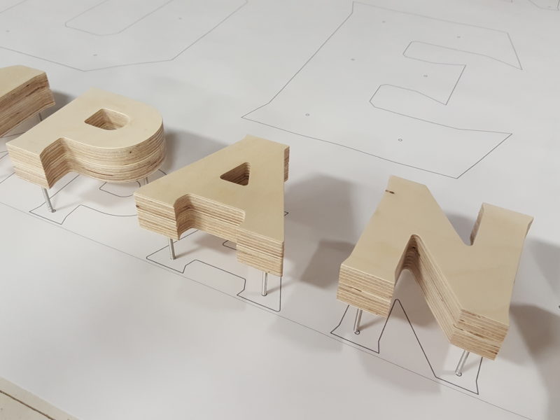 Indeed Brewery - Logo Letterset