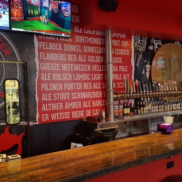 Wall Vinyl - interior graphics NB bar