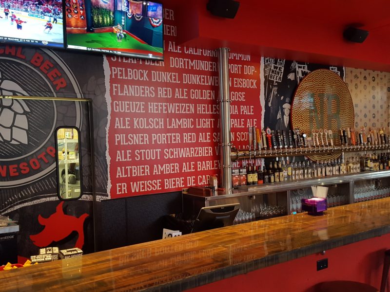 Wall Vinyl - interior graphics NB bar