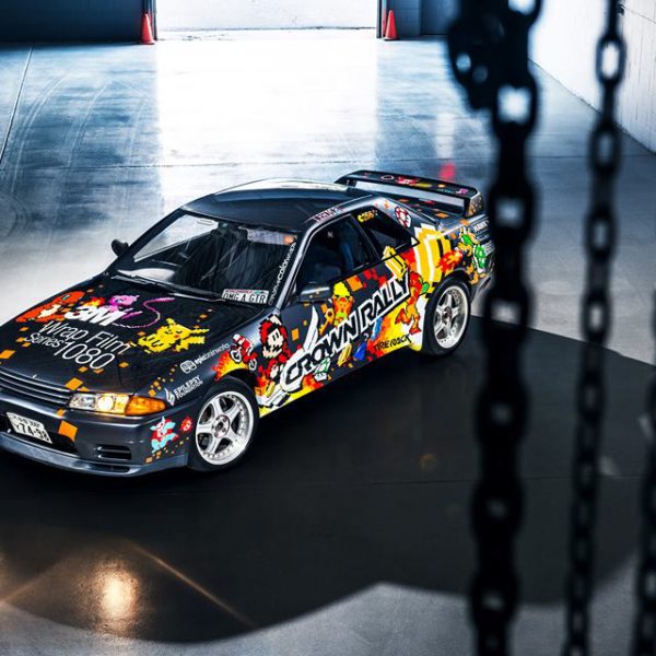 Crown Rally 8 Bit GTR Nintendo Custom Vinyl Wrap