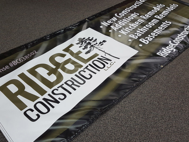 Outdoor Hanging Vinyl Banner