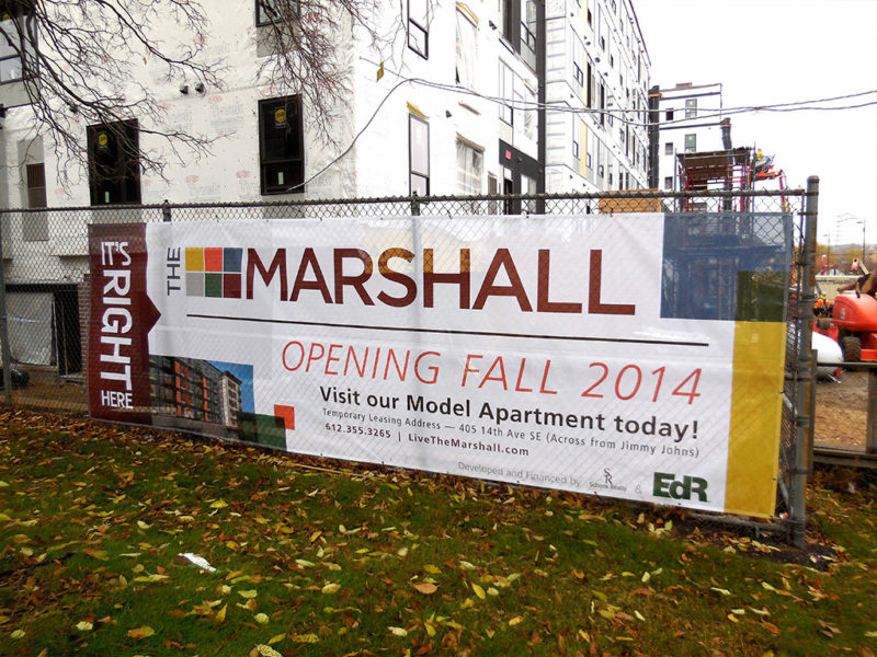 Outdoor Hanging Vinyl Banner