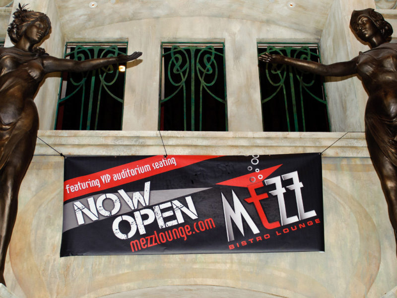 Outdoor Hanging Vinyl Banner