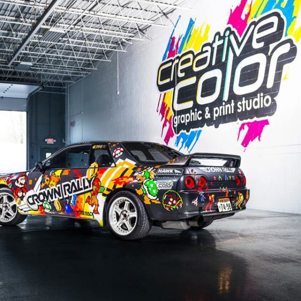 Crown Rally 8 Bit GTR Nintendo Custom Vinyl Wrap