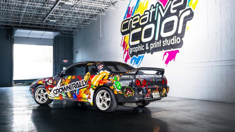 Crown Rally 8 Bit GTR Nintendo Custom Vinyl Wrap