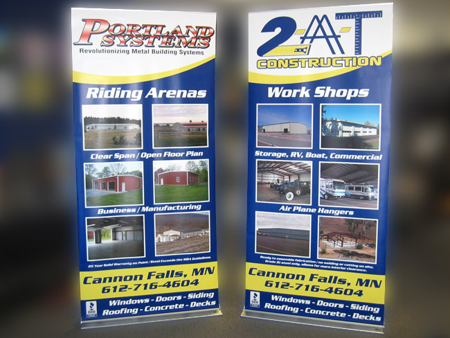 Roll Up Banner Stand - Portland Systems