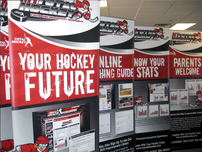 Roll Up Banner Stand - Total Hockey