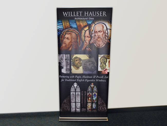Roll Up Banner Stand - Willet Hauser