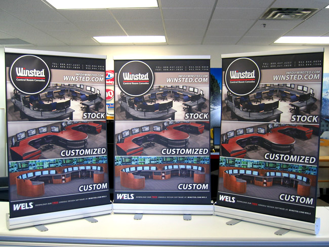 Roll Up Banner Stand - Winsted