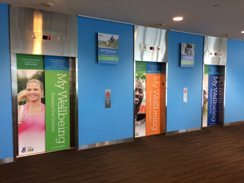 Specialty Wrap - Elevator Wrap - interior graphics