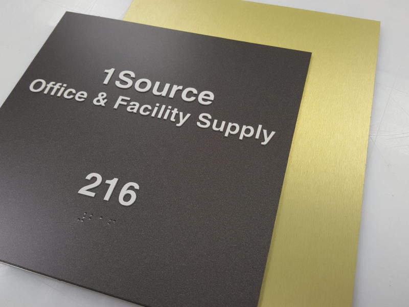 ADA and Wayfinding Acrylic Sign