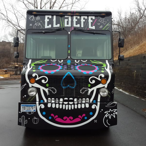 El Jefe Food Truck wrap front view