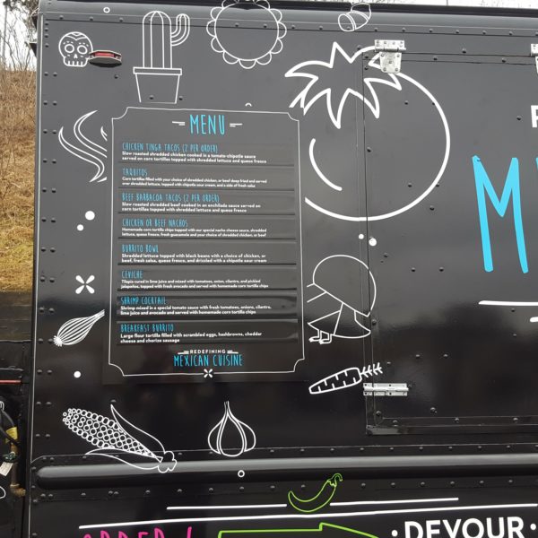 El Jefe Food Truck wrap details