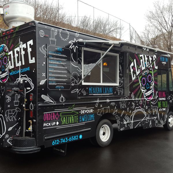 El Jefe Food Truck wrap