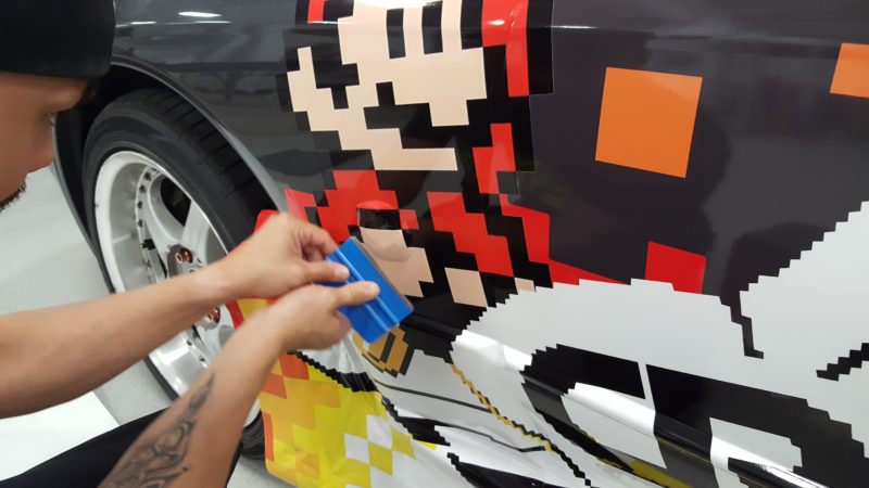 Crown Rally 8 Bit GTR Nintendo Custom Vinyl Wrap