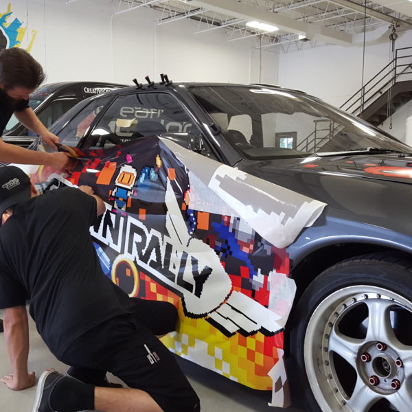 Crown Rally 8 Bit GTR Nintendo Custom Vinyl Wrap