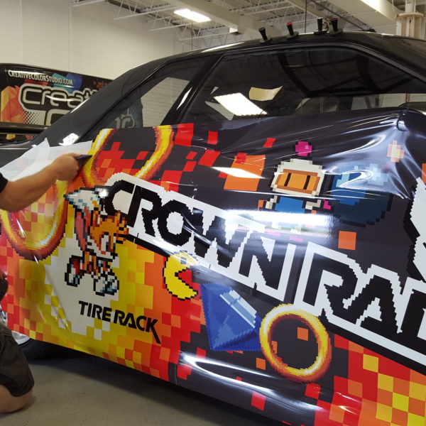 Crown Rally 8 Bit GTR Nintendo Custom Vinyl Wrap