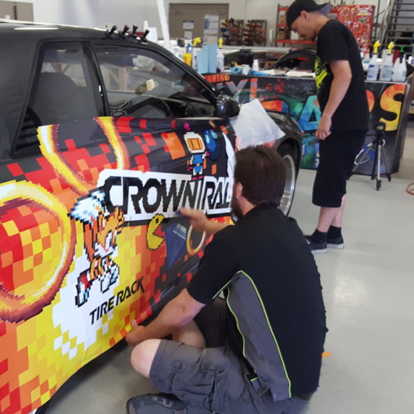 Crown Rally 8 Bit GTR Nintendo Custom Vinyl Wrap