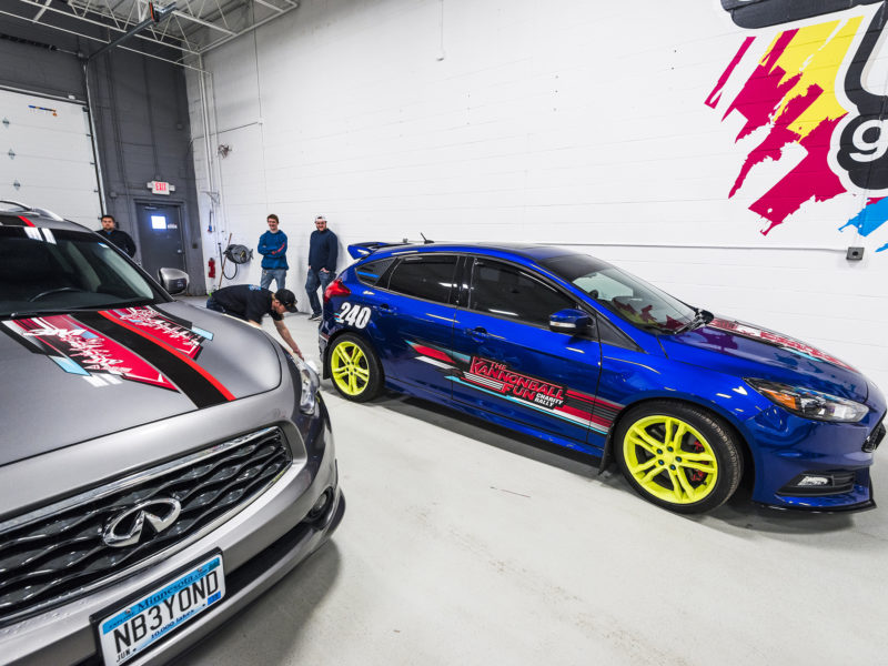 Kannonball Fun Rally - Vinyl Installation