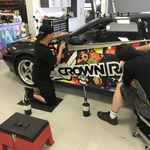 Crown Rally 8 Bit GTR Nintendo Custom Vinyl Wrap
