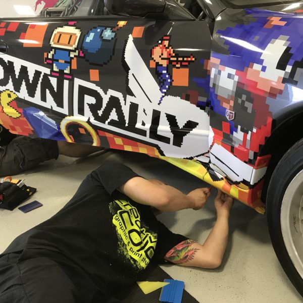 Crown Rally 8 Bit GTR Nintendo Custom Vinyl Wrap
