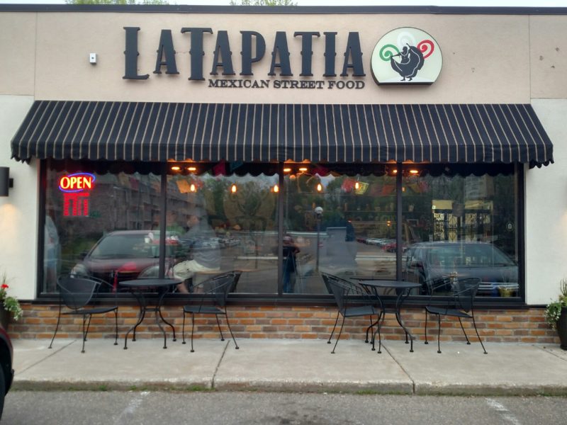 LaTapatia Illuminated LED Channel Letter Sign - outdoor signs