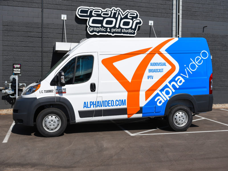 Commercial Van Vinyl Wrap