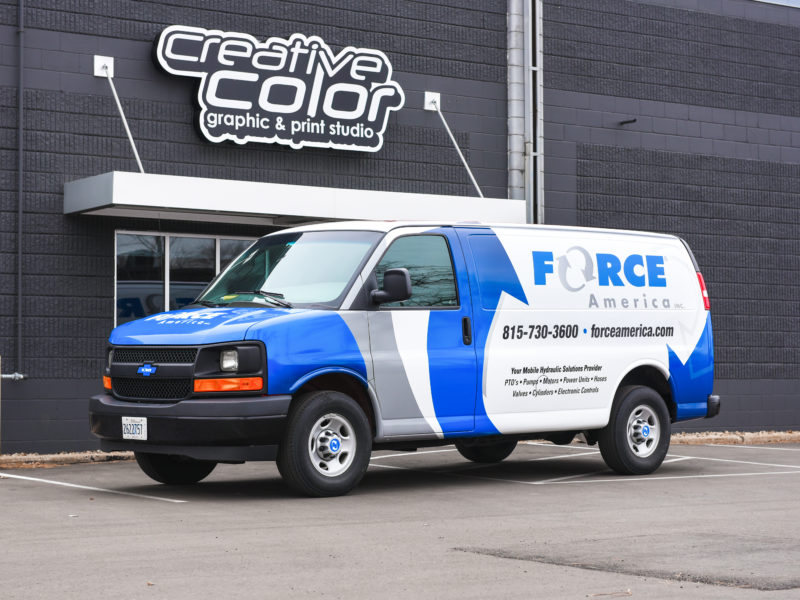 Commercial Van Vinyl Wrap