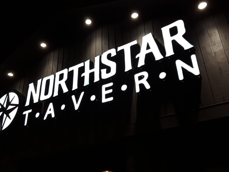 Illuminated LED Channel letter sign Northstar Tavern