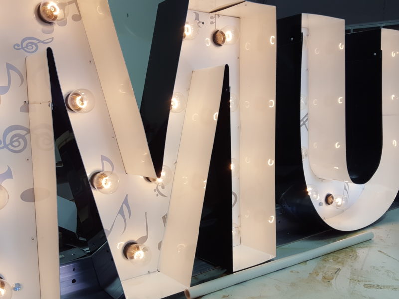 Illuminated Signs LED Music Sign