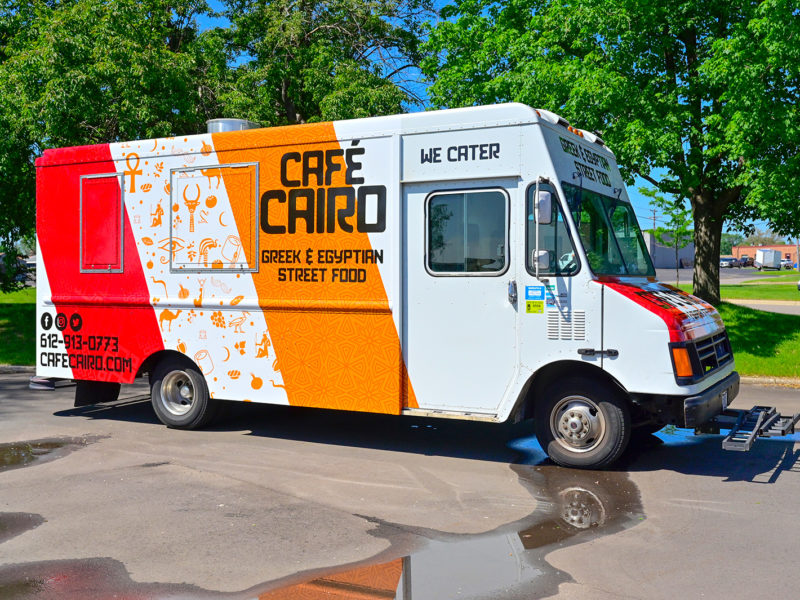 Food Truck Wrap - Cafe Cairo