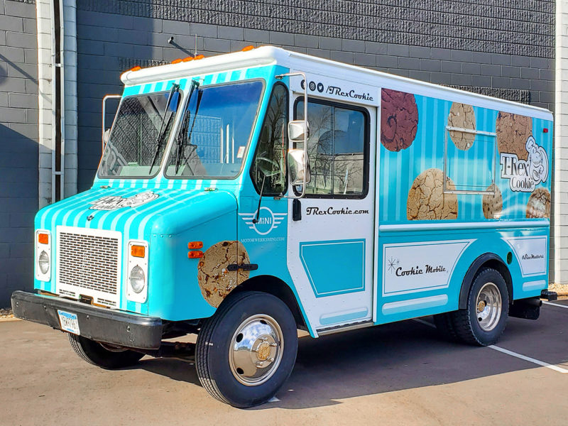 Food Truck Wrap - T-Rex Cookies