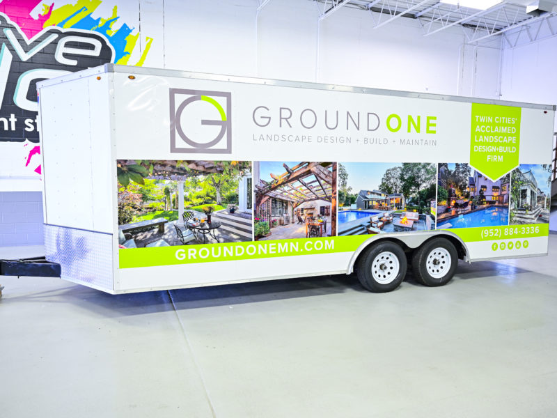 Commercial Trailer Vinyl Wrap