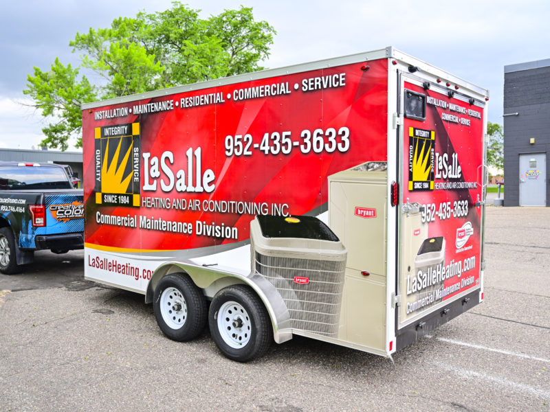 Commercial Trailer Vinyl Wrap