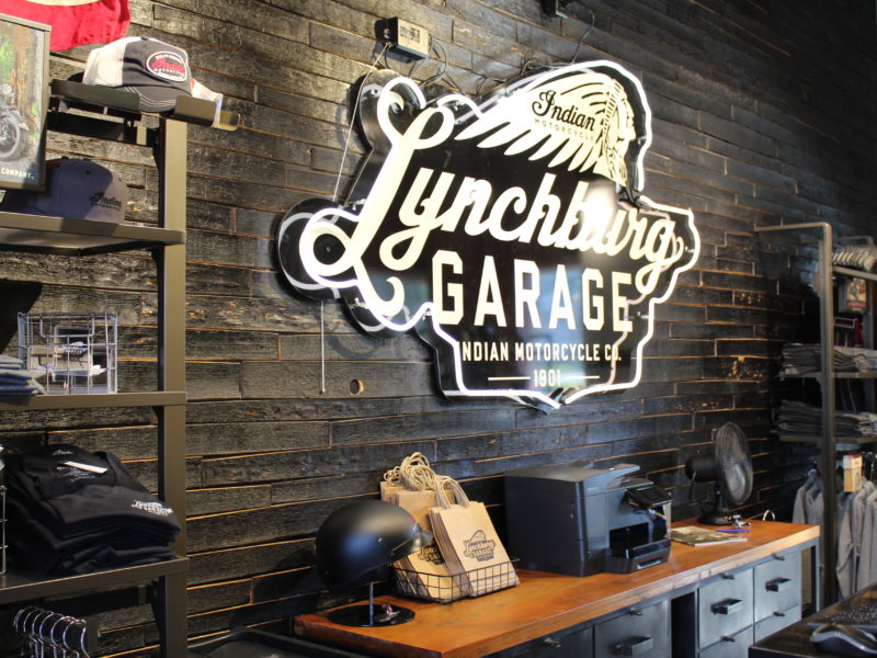 Interior Signage - Neon Sign - Indian Motorcycles