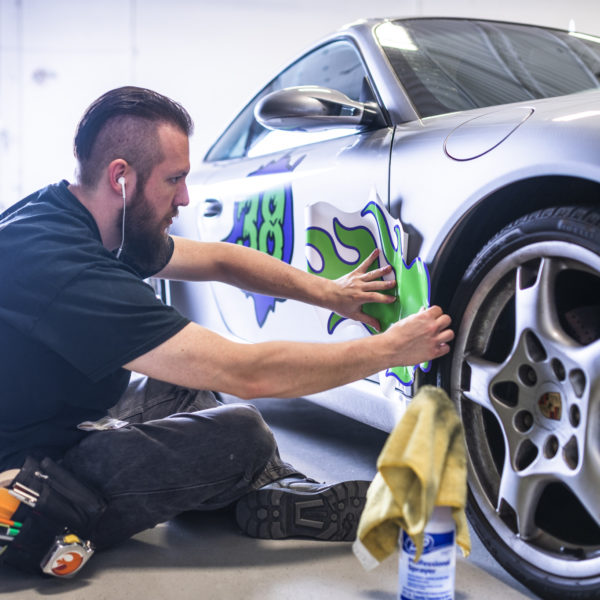 rally wraps being applied