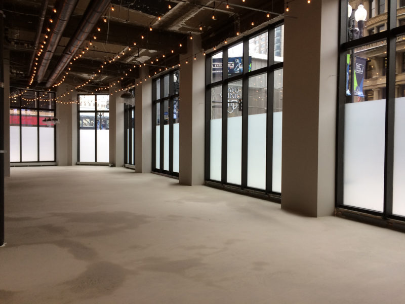 Frosted Vinyl Privacy Window Graphics