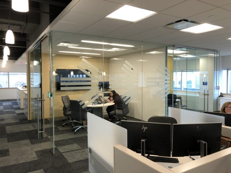 Frosted Vinyl Window Graphics - Mayo Clinic