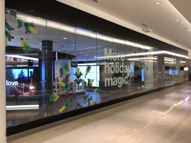 Retail Window Graphics - Verizon - MOA
